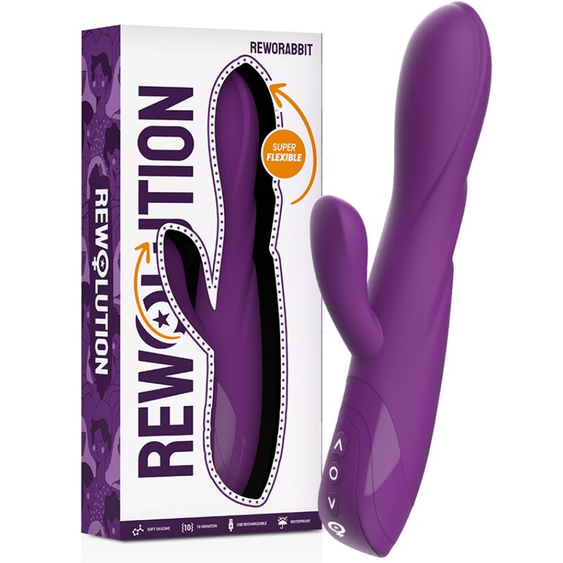 Rewolution - Reworabbit Vibrateur Flexible avec Lapin