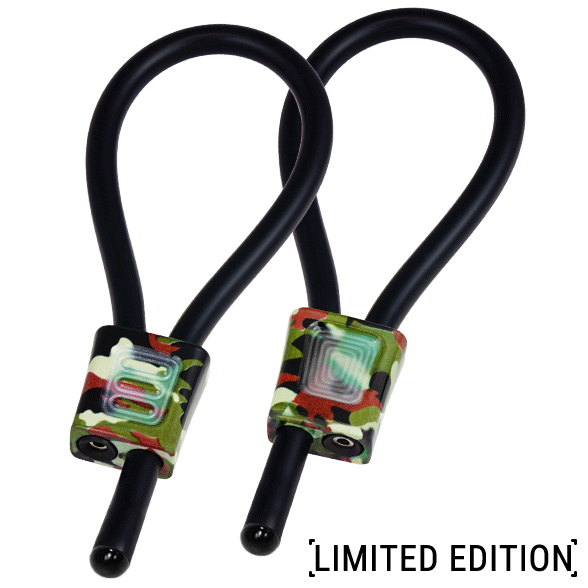 Electrastim - Anneaux Pénins Réglables Prestige Electraloops Camouflage