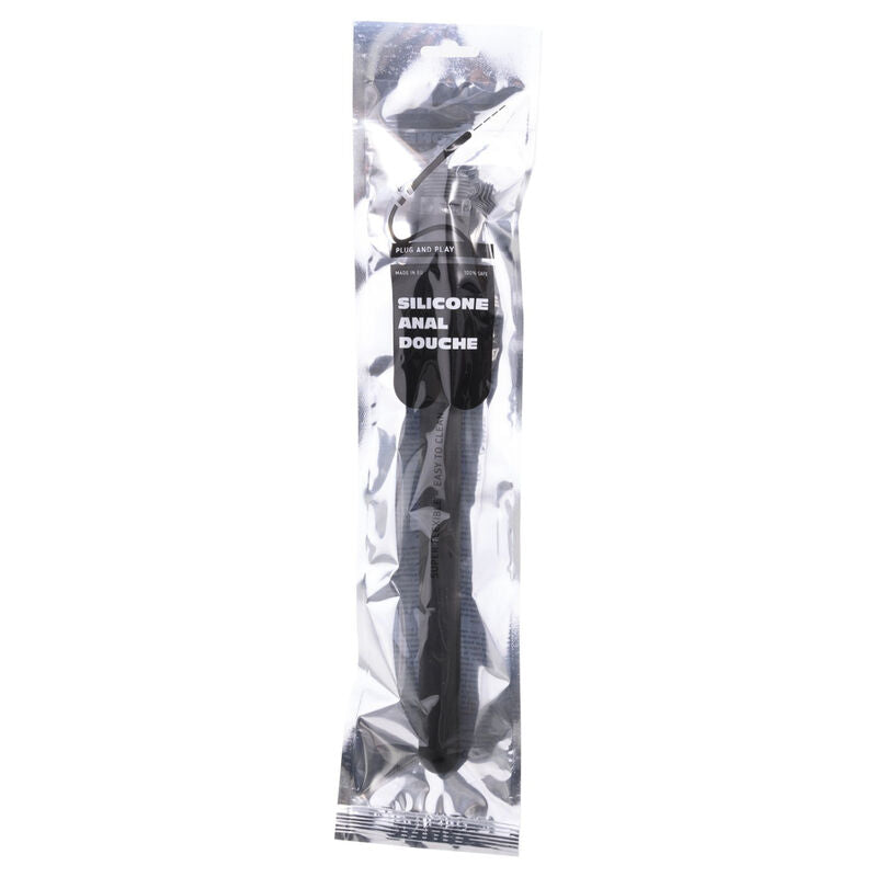 All Black - Douche Anal Rétractable Silicone 27 Cm