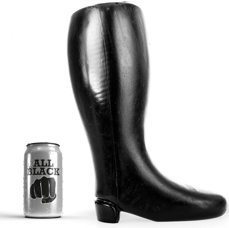 All Black - Botte de Fisting Souple Géante 31 Cm