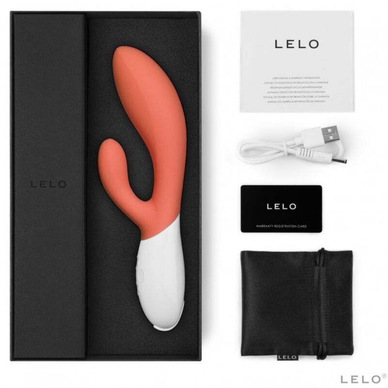 Lelo - Vibrateur Lapin Corail Luxe Ina 3