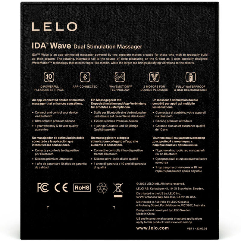 Lelo - Masseur pour Couples Corail Lelo - Ida Wave