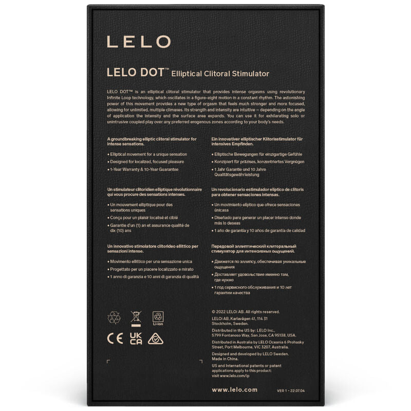 Lelo - Stimulateur de Clitoris Dot - Aqua