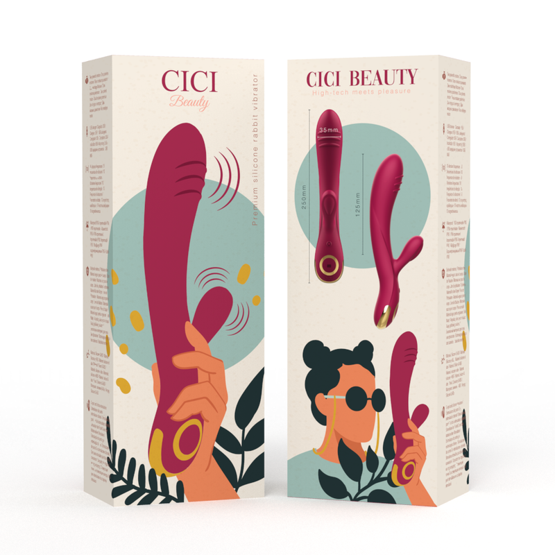 Cici Beauty - Vibrateur Lapin en Silicone Premium