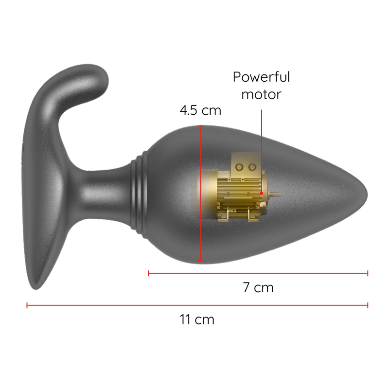 Oninder - Plug Anal Vibrant Rio Noir - Application Gratuite