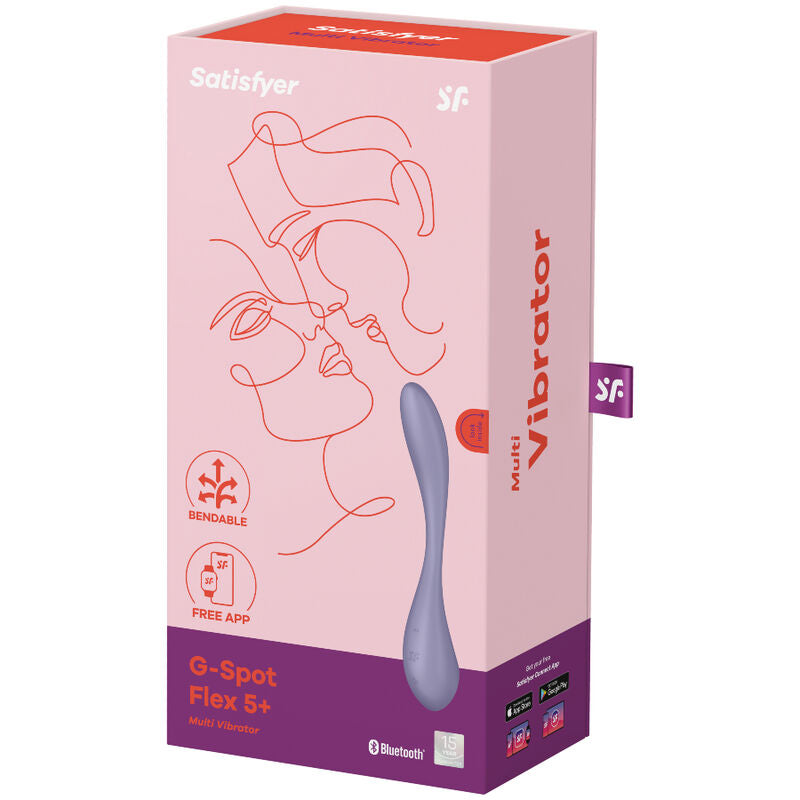 Satisfyer - Vibrateur Multi G-spot Flex 5 Lilas