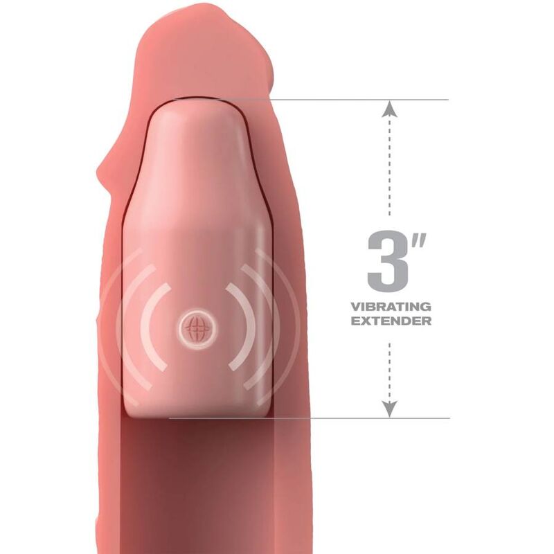 Fantasy X- Tensions - Pipedreams Manche 22,86 Cm + Plug 7,62 Cm Remote Skin