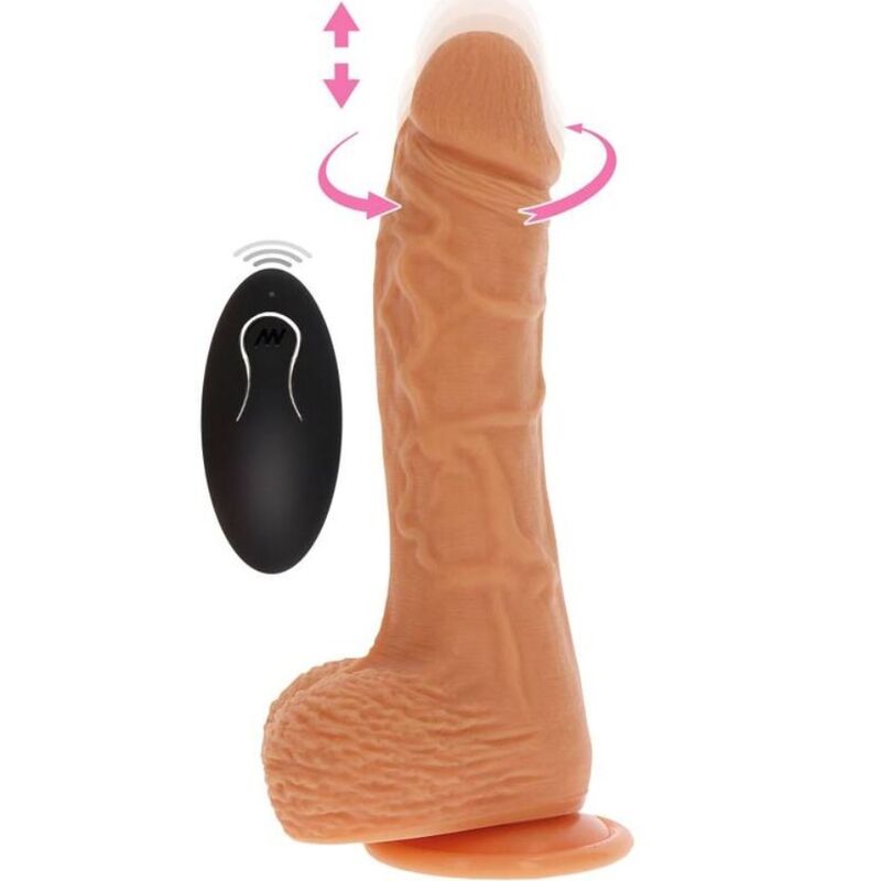 Get Real - Peau de Gode Vibr Rotative Haut et Bas