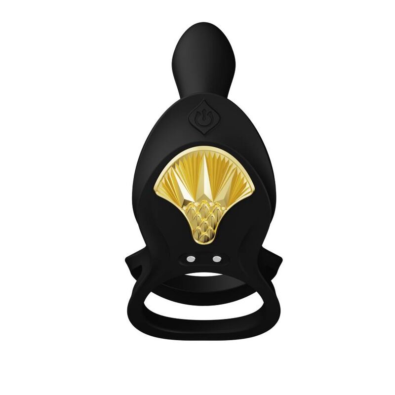 Zalo - Bague Vibrante Couples Bayek Noir