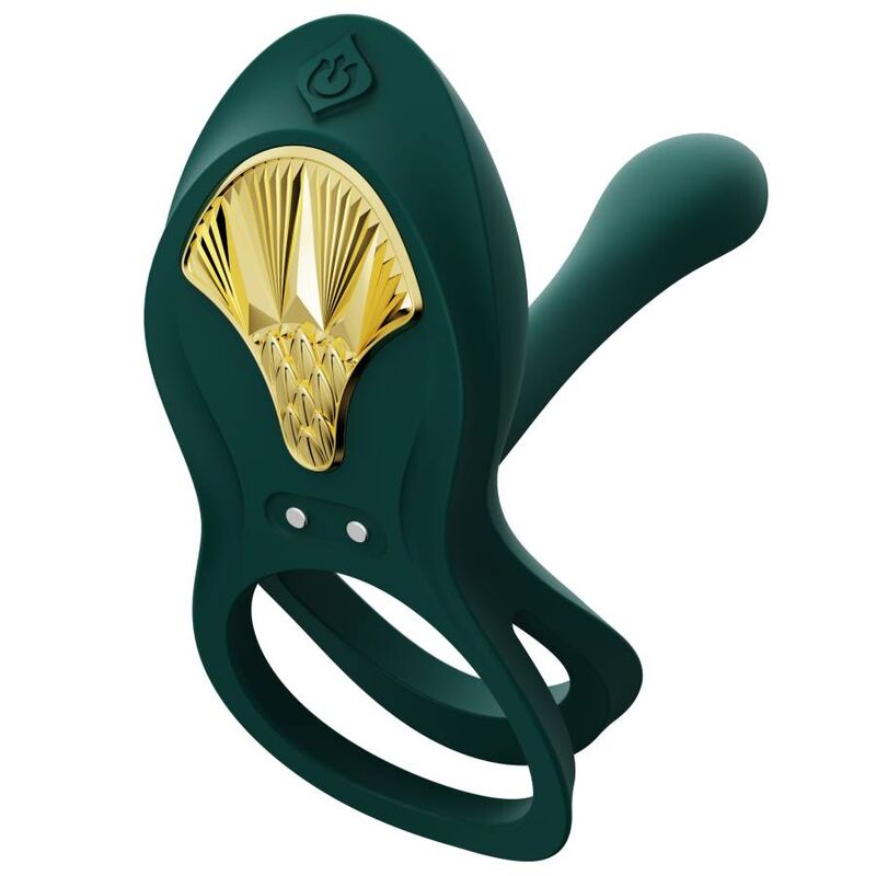 Zalo - Bague Vibrante Couples Bayek Verte
