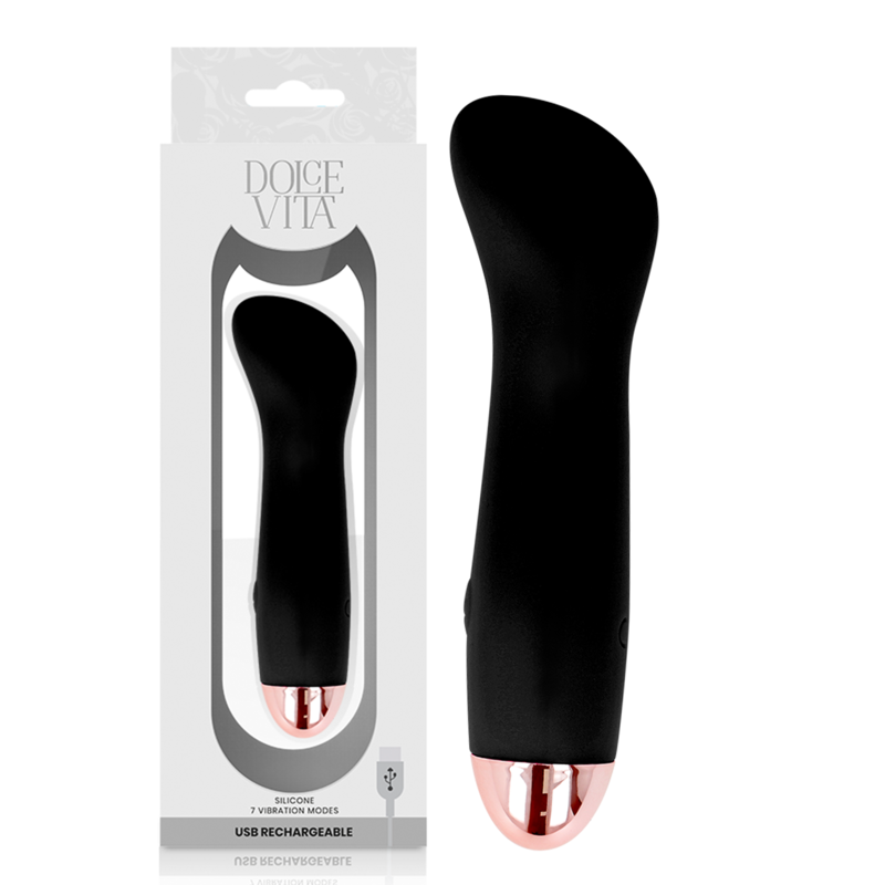 Dolce Vita - Vibrateur Rechargeable One Noir 7 Vitesses