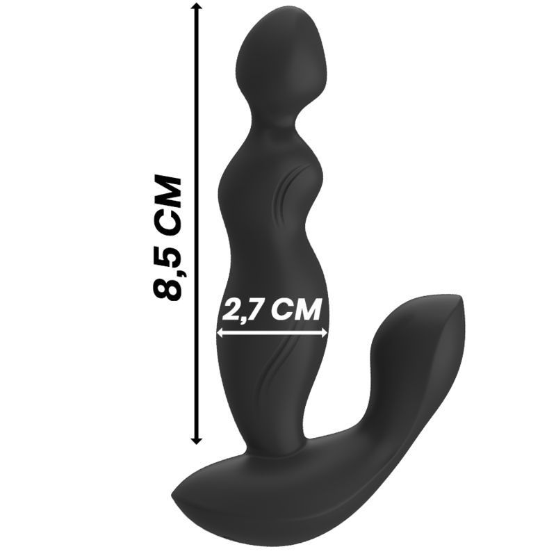 Black&silver - Télécommande en Silicone pour Plug Anal Cora