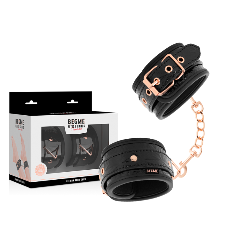 Begme - Black Edition Premium Menottes pour Chevilles