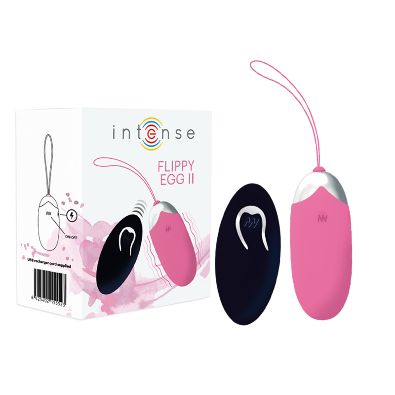 Intense - Oeuf Vibrant Flippy Ii avec Télécommande Rose