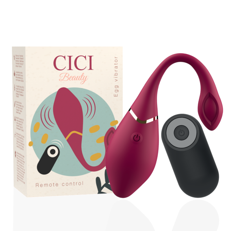 Cici Beauty - Premium Silicone Egg Vibrateur Télécommande
