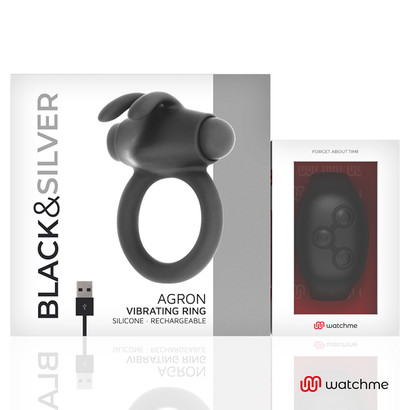 Black&silver - Agron Télécommande Cockring Watchme