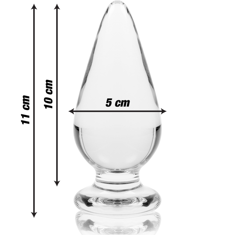 Nebula Series By Ibiza - Plug Anal Modèle 4 Verre Borosilicate Clair 11 Cm -o- 5 Cm