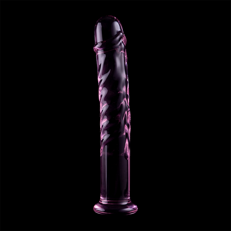 Nebula Series By Ibiza - Modèle 16 Gode en Verre Borosilicate Rose 18.5 Cm -o- 3 Cm