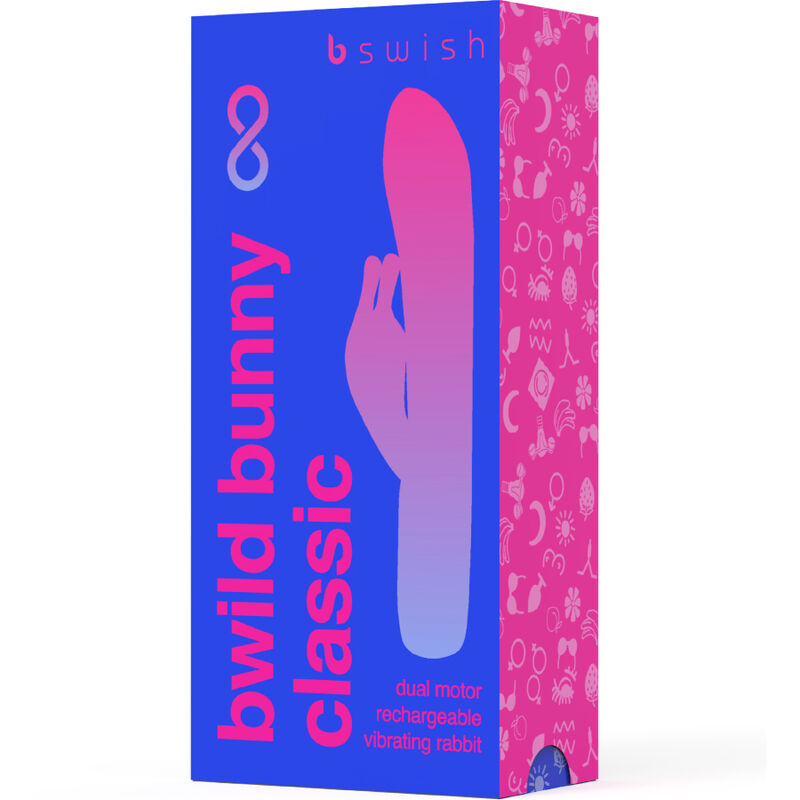 B Swish - Vibrateur Rechargeable Classique Bwild Bunny Infinite Silicone Bleu