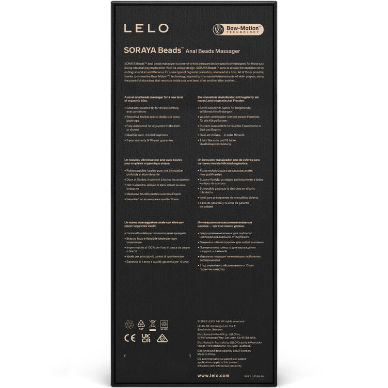 Lelo - Masseur Anal Violette Soraya Beads
