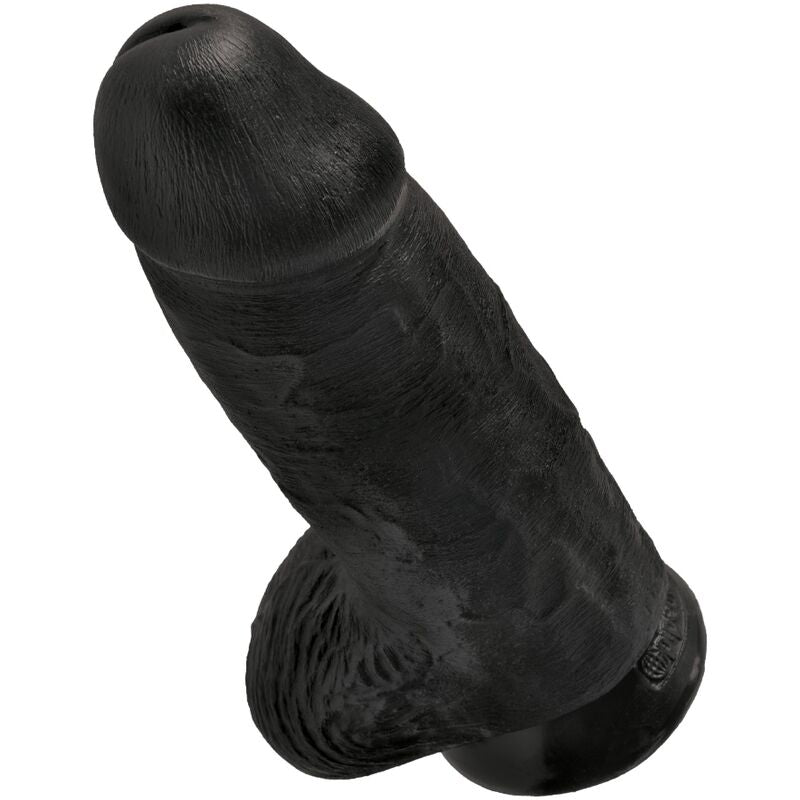 King Cock - Pénis Réaliste Chubby 23 Cm Noir