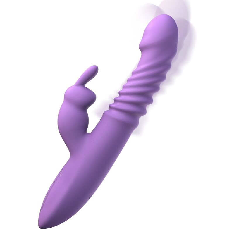 Fantasy For Her - Stimulateur de Clitoris de Lapin avec Fonction Chaleur Oscillation et Vibration Violet