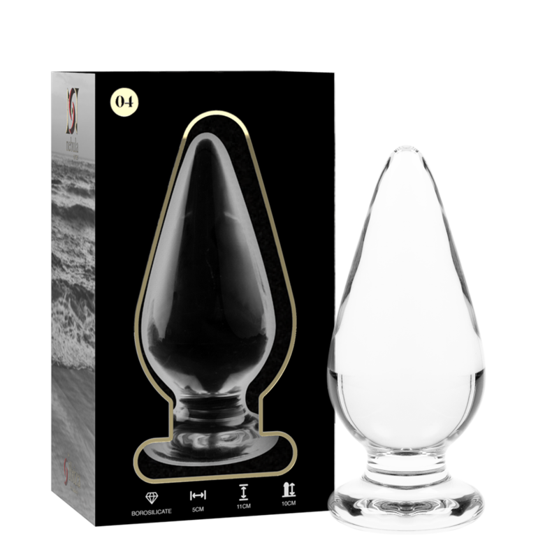 Nebula Series By Ibiza - Plug Anal Modèle 4 Verre Borosilicate Clair 11 Cm -o- 5 Cm