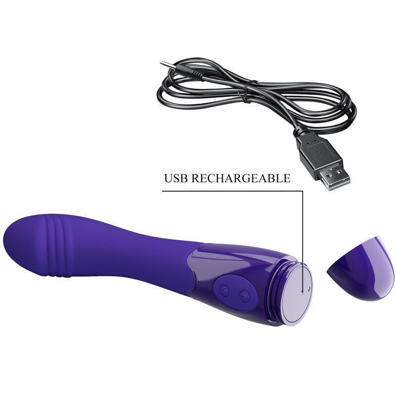 Pretty Love - Dildo Vibrateur Violet Elemental Youth