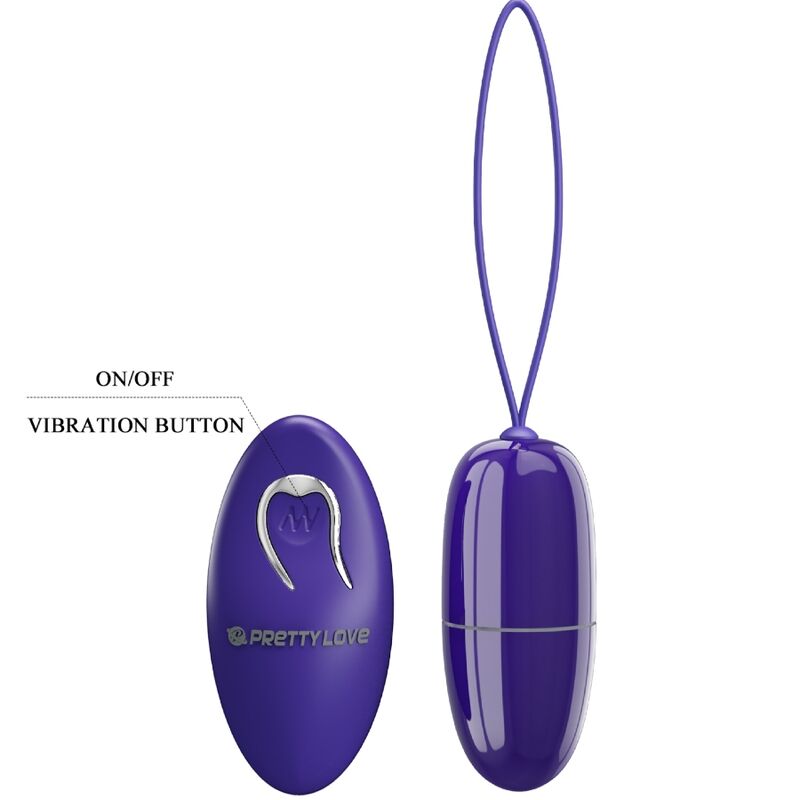 Pretty Love - Selkie Youth Mini Oeuf Vibrant Télécommande Violet