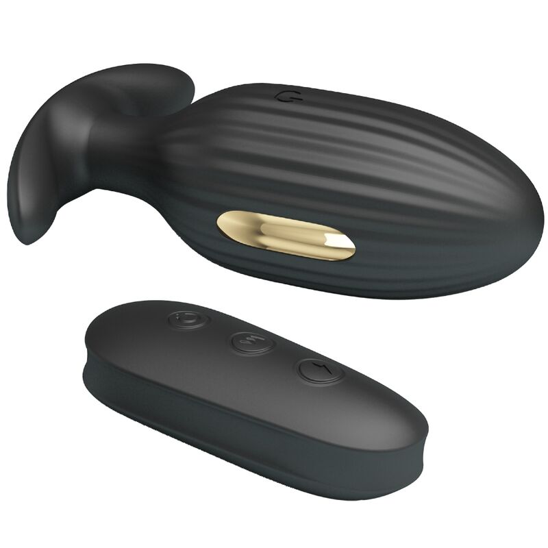 Pretty Love - Vibrateur Anal Rechargeable Kelly Plug Noir