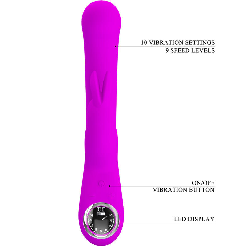Pretty Love - Vibrateur Lamar Lapin et Spot G Violet