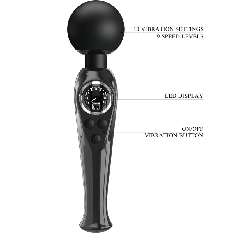 Pretty Love - Baguette Vibrateur Skyler Noir