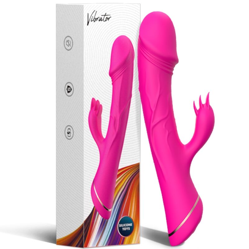 Armony - Gode Vibrateur Lapin Silicone Fuchsia