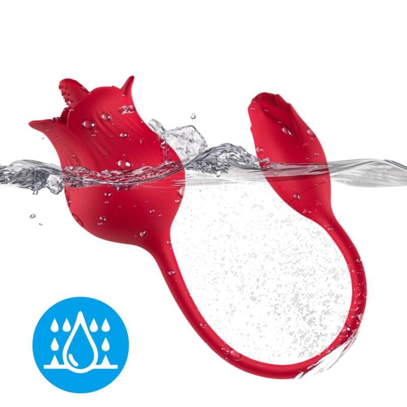 Armony - Vibrateur Rose Con Cola Rouge