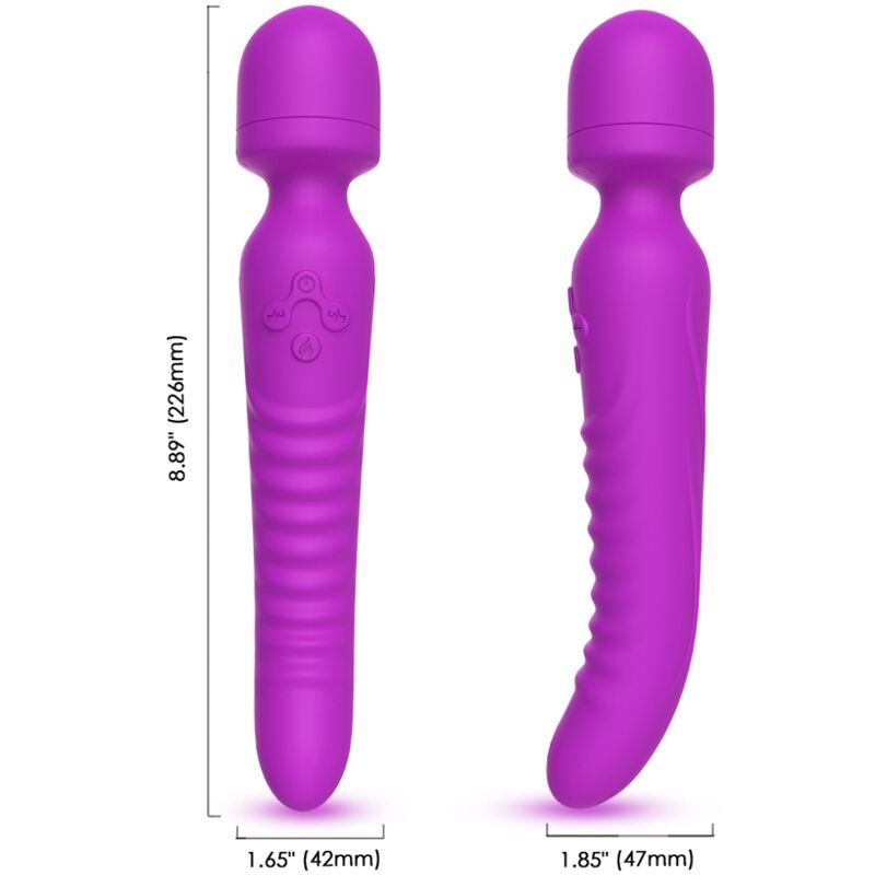 Armony - Mission Massager & Vibrateur Effet Chaleur Violet