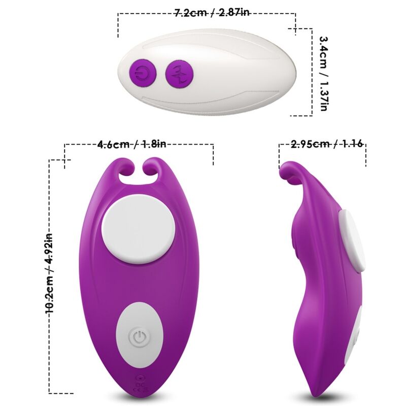 Armony - Honeybee Wearable Panties Vibrateur G-spot Télécommande Violet