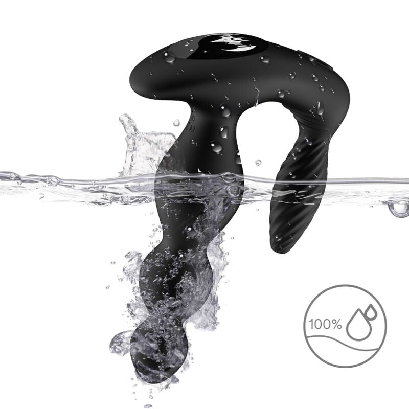 Armony - Manfun Vibrateur & Stimulateur Anal Plug Télécommande Noir