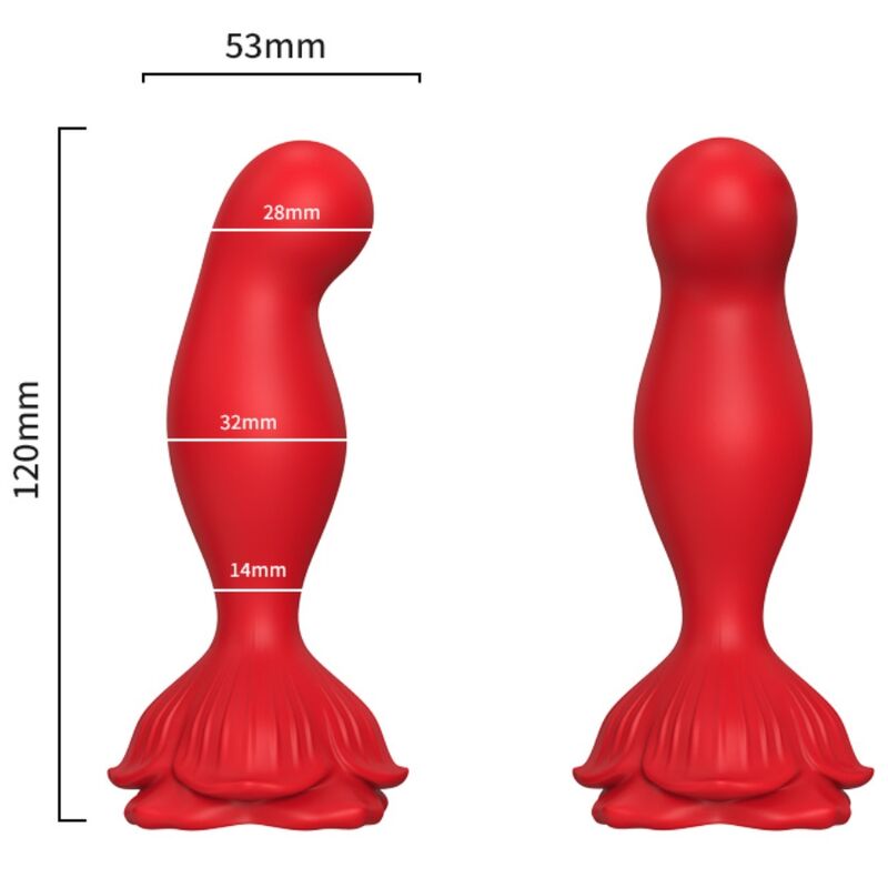 Armony - Vibrateur Rose & Plug Anal Télécommande Rouge