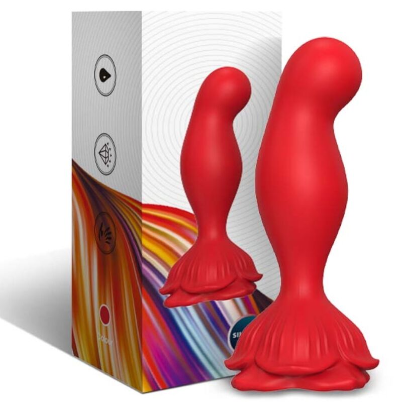Armony - Vibrateur Rose & Plug Anal Télécommande Rouge