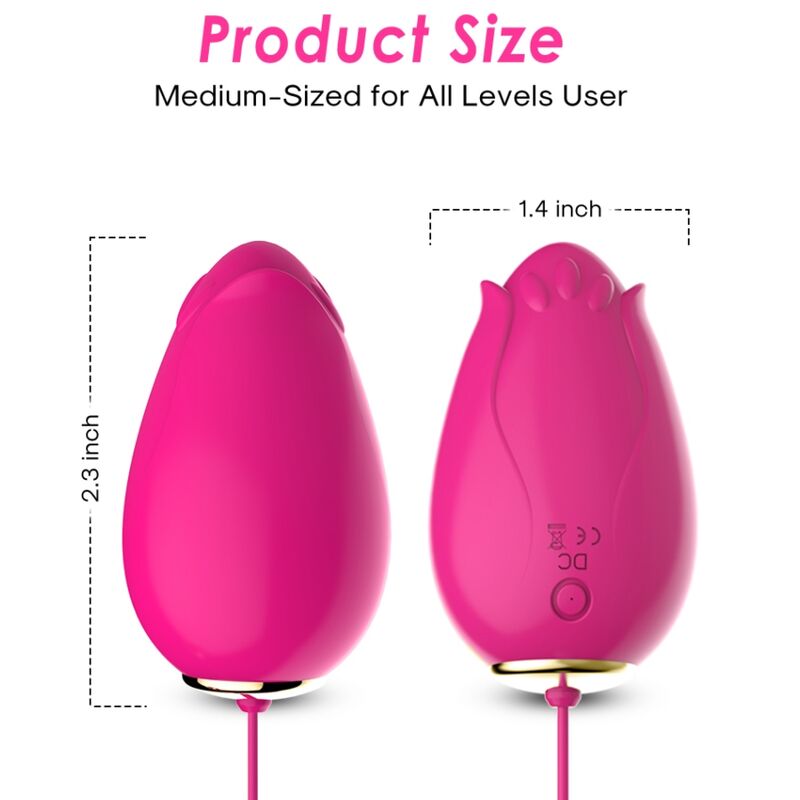 Armony - Vibrateur Mandala Egg Télécommande G-spot Fuchsia