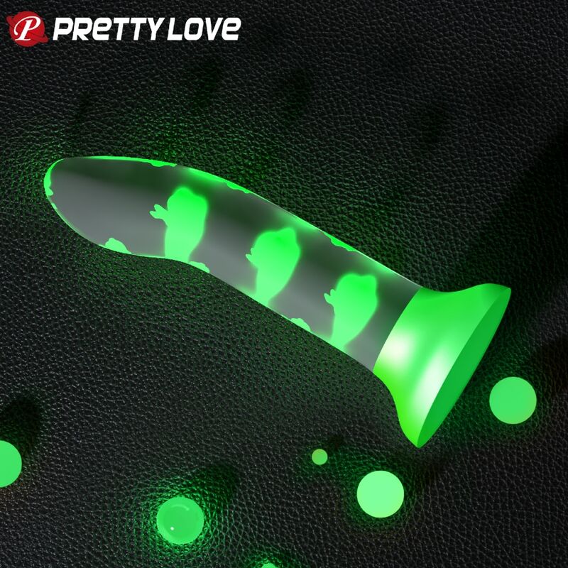 Pretty Love - Gode Magique Nightfall sans Vibration Vert Lumineux