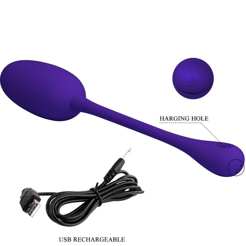 Pretty Love - Oeuf Vibrant Rechargeable Knucker Violet