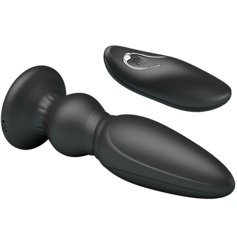 Mr Play - Puissant Vibrateur Télécommande Plug Anal Noir