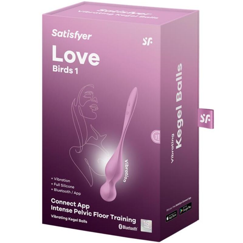 Satisfyer - Balles Vibrantes de Kegel Love Birds Rose