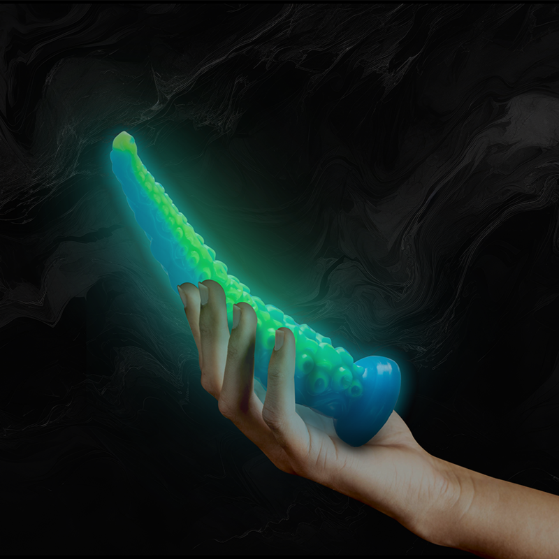 Epic - Godemichet Scylla à Tentacules Fines Fluorescentes Petite Taille