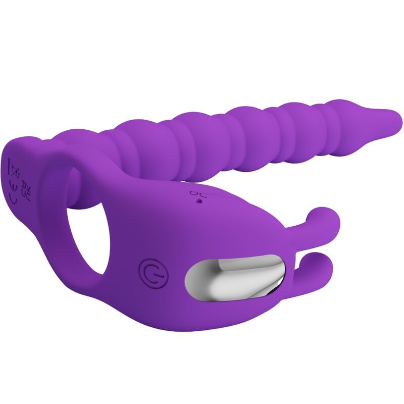 Pretty Love - Blackney Anneaux Pénis avec Plug Vibrateur
