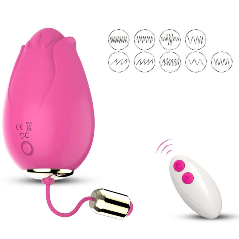 Armony - Vibrateur Mandala Egg Télécommande G-spot Fuchsia