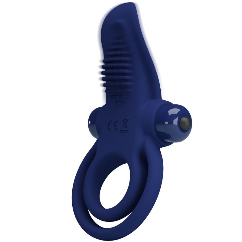 Pretty Love - Bronson Bague Double avec Vibration Bleu