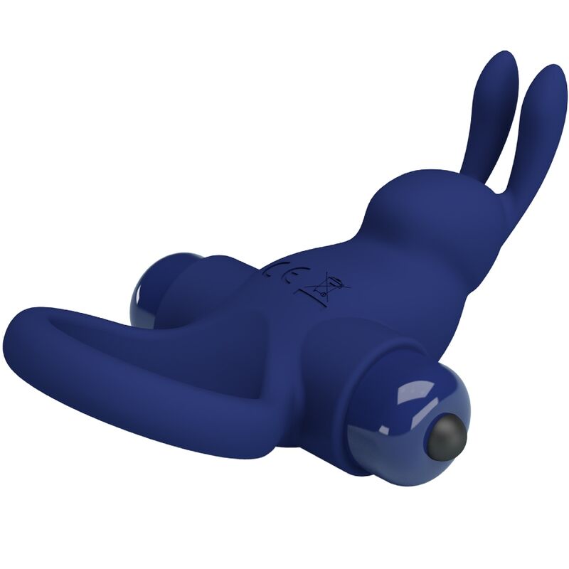 Pretty Love - Jiro Bague Lapin avec Vibration Bleu