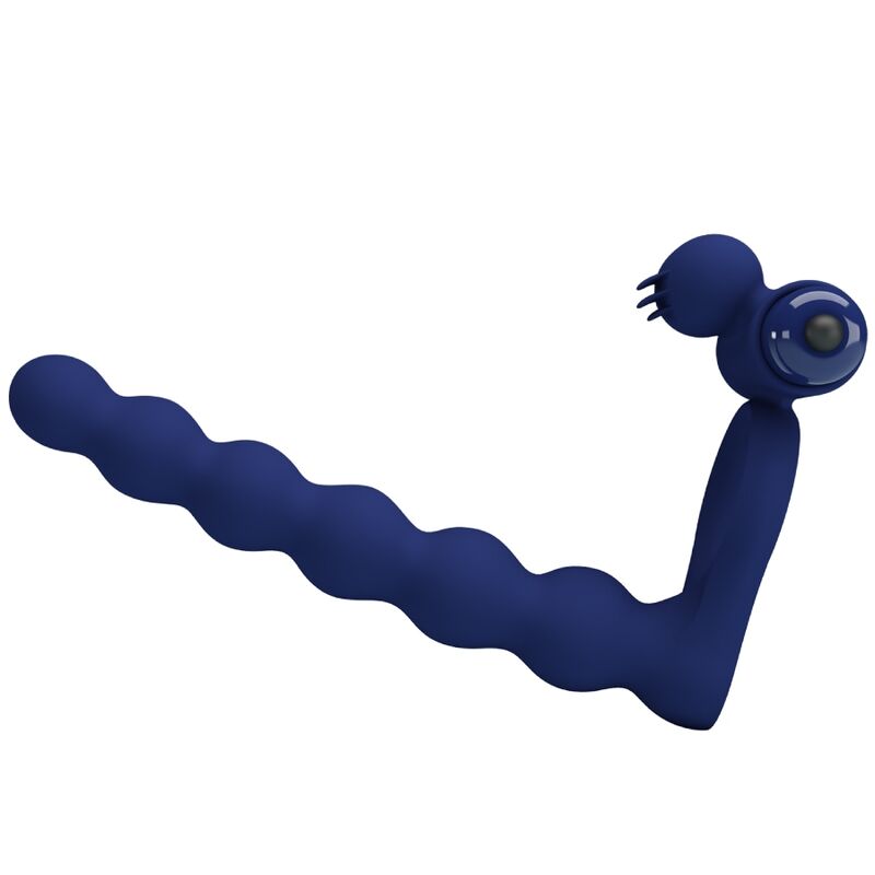 Pretty Love - Ajmal Anneau Vibrant avec Plug Bleu